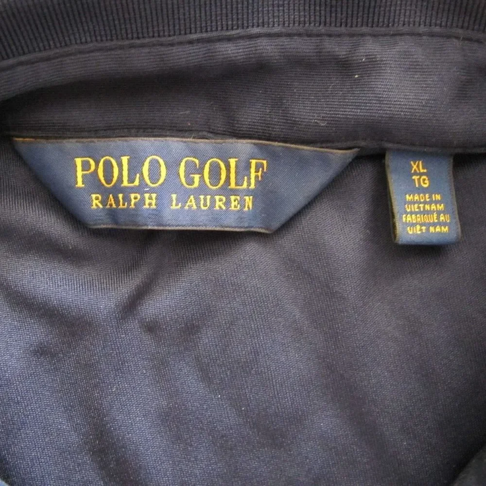 Polo Ralph Lauren Short Sleeve Performance Polo Shirt Men's XL‎ PGA Logo Stretch